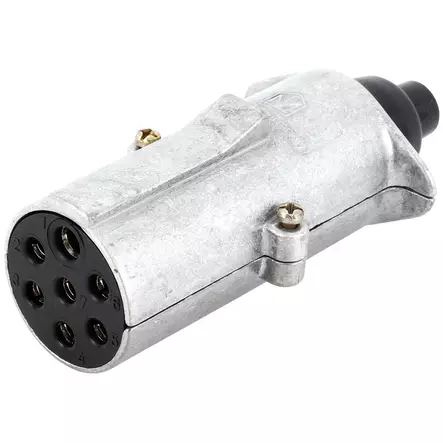 PISTOTULPPA 7-NAP. 24V METALLI - Perävaunu pistokkeet ja -adapterit - ST151761410 - 1