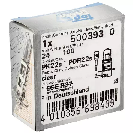 POLTTIMO H3 100W EI E-HYVÄKS. - Halogen-polttimot - P13336-100 - 2