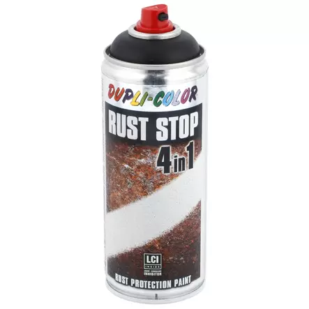 RUOSTEENESTO SPRAY MUSTA RAL9005 4IN1 400ML - Ruosteenestomaalit - TIP868320 - 1