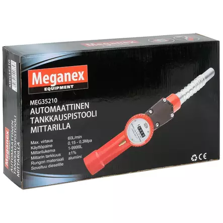 TANKKAUSPISTOOLI AUTOMAATTINEN 60L MITTARILLA - Polttoainesäiliöt ja valuma-altaat - MEG35210 - 2