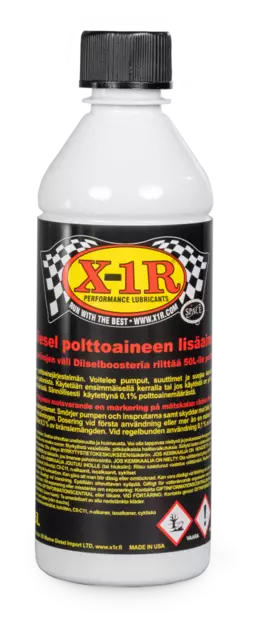 X-1R DIESEL BOOSTER 0,5L - Öljyn- ja polttoaineen lisäaineet - X300 - 1