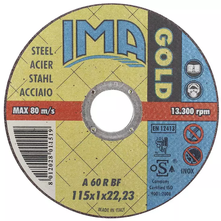 IMA KATKAISULAIKKA 115X1,0 METALLI - Katkaisulaikat - IMAA11510 - 1