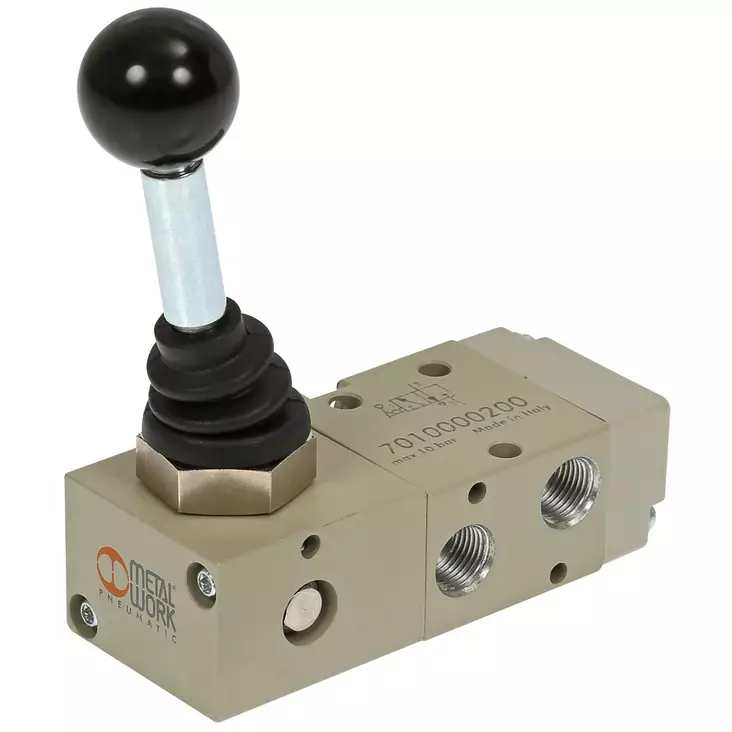 KÄSIVIPUVENTTIILI 3/2 1/8 90 VIPU/VIPU MAV23LEBOO - Pneumatiikkaventtiilit - MWP7010000200 - 1