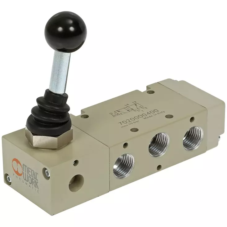 KÄSIVIPUVENTTIILI 5/2 1/4 90 VIPU/VIPU MAV35LEBOO - Pneumatiikkaventtiilit - MWP7020000400 - 1