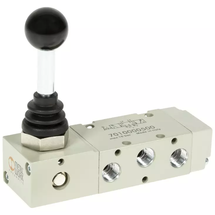 KÄSIVIPUVENTTIILI 5/3 1/8 90 VIPU/VIPU MAV26LEOCC - Pneumatiikkaventtiilit - MWP7010000500 - 1