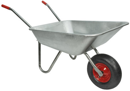 KOTTIKÄRRY SINKITTY 65L 0,8MM KUUPPA - Kottikärryt ja Nokkakärryt - XK6200 - 1