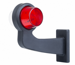 LED-KUMIVARSIVALO PITKÄ PU/VALK VASEN 5-LED 5M KAAPELILLA - Kuorma-auton äärivalot - 2052560 - 1