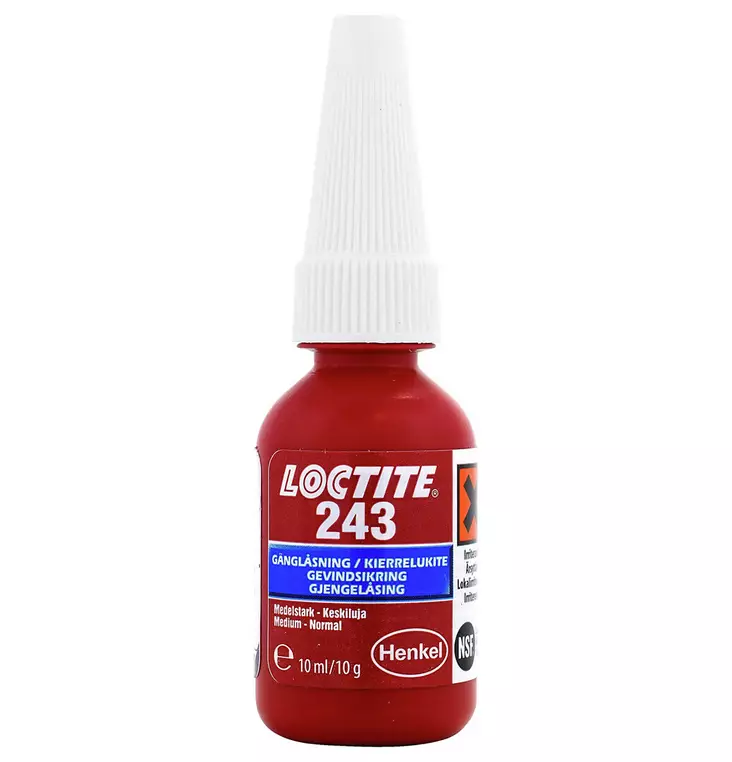 LOCTITE KIERRELUKITE 10 ML LOC-243 - Kierrelukitteet ja -tiivisteet - LOC243-10 - 1