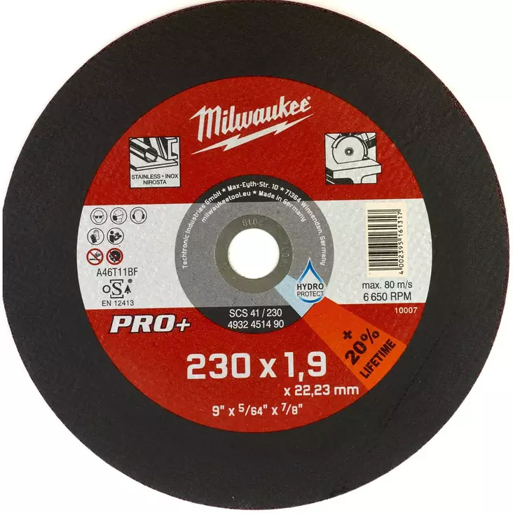 MILWAUKEE KATKAISULAIKKA 230X1,9X22,2MM PRO - Katkaisulaikat - MW451490 - 1