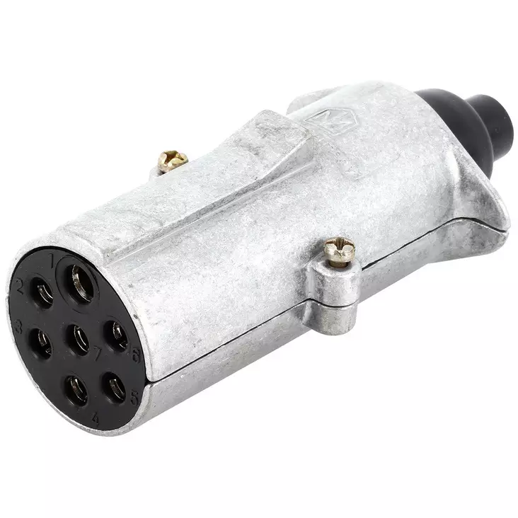 PISTOTULPPA 7-NAP. 24V METALLI - Perävaunu pistokkeet ja -adapterit - ST151761410 - 1