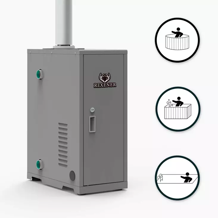 POLTTOAINELÄMMITIN VESIKIERTOLÄMMITYKSEEN - Lämmitys ja ilmanvaihto - PR200 - 1