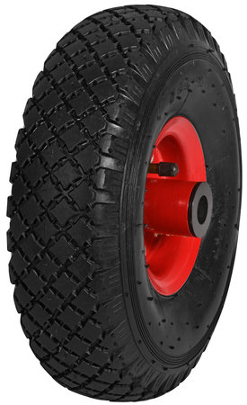 PYÖRÄ 4.00X4/4 MET/TÄYDELLINEN - Kottikärryn renkaat ja vanteet - XPR300100 - 1