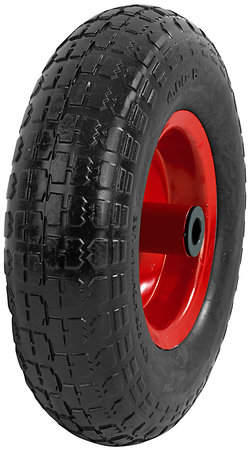 PYÖRÄ 4.00X6 MET/LIUKUL. PUHKEAMATON TÄYDELLINEN - Kottikärryn renkaat ja vanteet - XPU40060 - 1