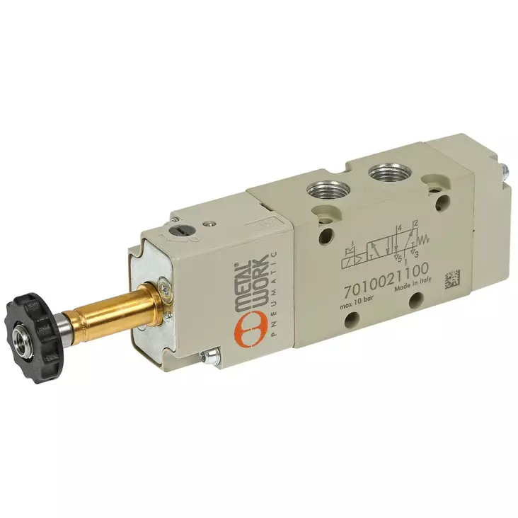 SÄHKÖVENTTIILI 5/2 1/8 SÄHKÖ/JOUSI SOV25SOSOO - Pneumatiikkaventtiilit - MWP7010021100 - 1