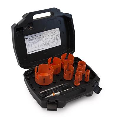 MANDREX TCT-SUPERXCUT REIKÄSAHASARJA 22-64MM 8-OS - Reikäsahanterät coboltti - MHSE1001 - 1