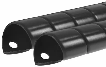 SUOJASPIRAALI 75MM MUSTA 1M 2KPL - Suojaspiraalit ja räjähdyssuojat - LSP075M1 - 1