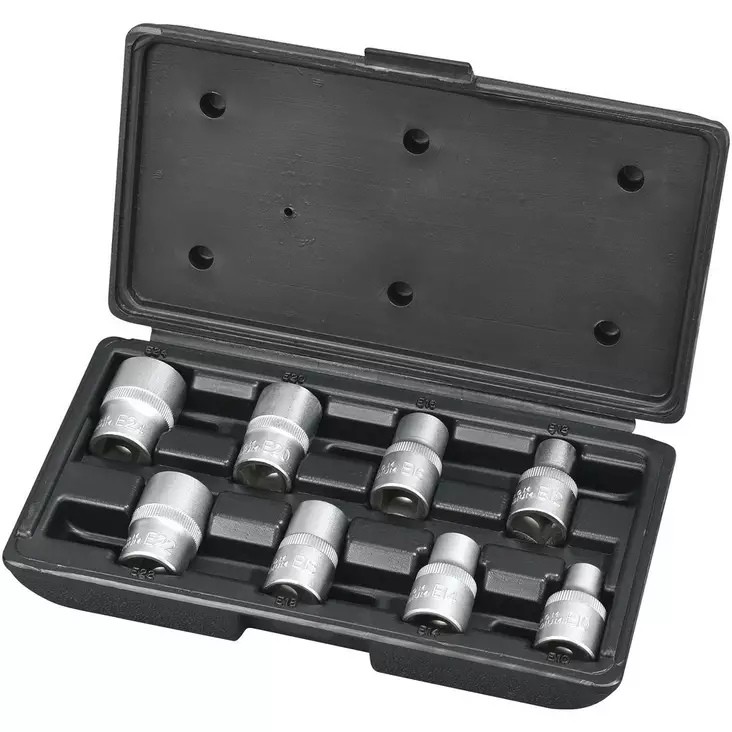 HYLSYSARJA 1/2 8-OS. E-TORX 10-24MM - Hylsysarjat - IKH6641 - 1