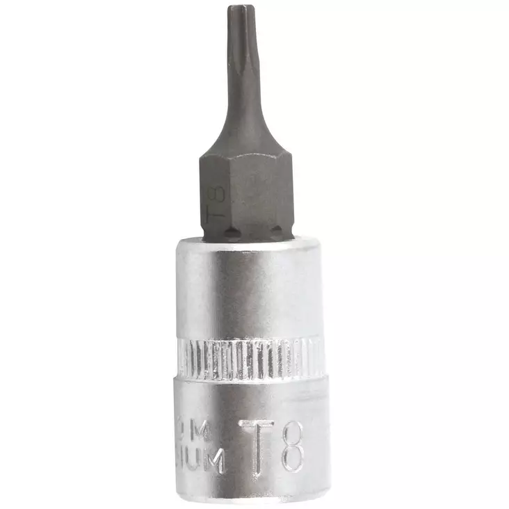 KÄRKIHYLSY 1/4 T8 S2 37MM - 1/4" hylsyt - IKH1651 - 1