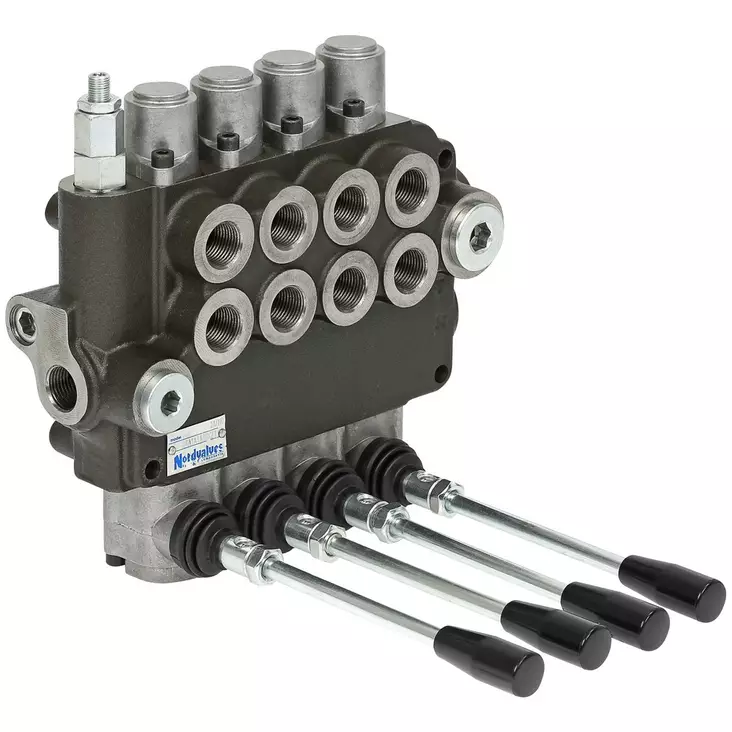 KÄSIOHJAUSVENTTIILI 1/2 80L 4-KARA 2-TOIMINEN - Käsiohjausventtiilit - P804A1 - 1