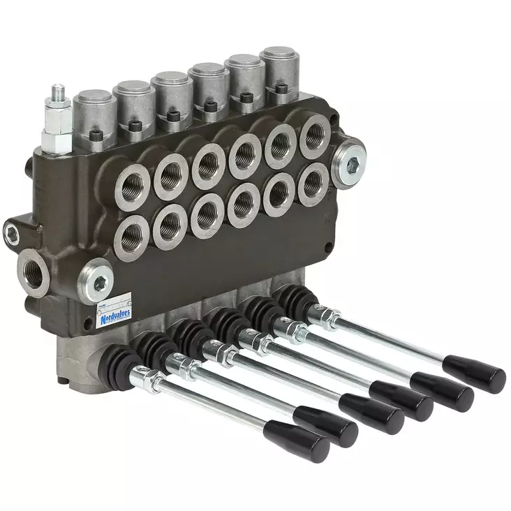 KÄSIOHJAUSVENTTIILI 1/2 80L 6-KARA 2-TOIMINEN - Käsiohjausventtiilit - P806A1 - 1