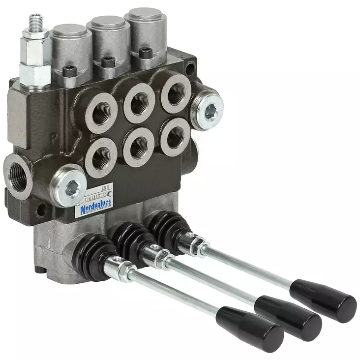 KÄSIOHJAUSVENTTIILI 3/8 40L 3-KARA 2-TOIMINEN - Käsiohjausventtiilit - P403A1 - 1