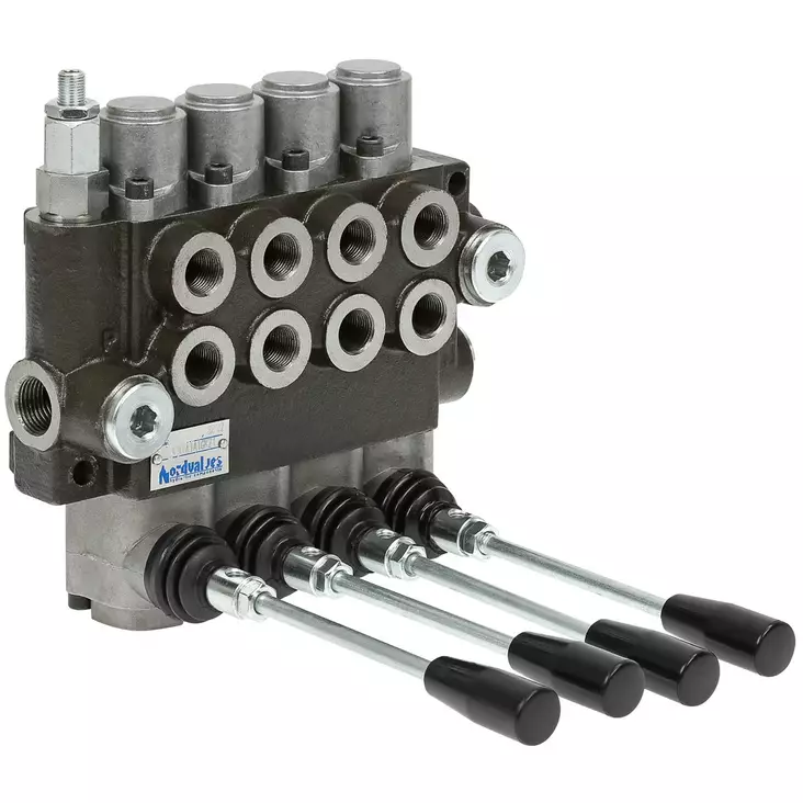 KÄSIOHJAUSVENTTIILI 3/8 40L 4-KARA 2-TOIMINEN - Käsiohjausventtiilit - P404A1 - 1