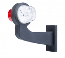 LED-KUMIVARSIVALO PITKÄ PU/VALK OIKEA 5-LED 5M KAAPELILLA - Kuorma-auton äärivalot - 2052561 - 1