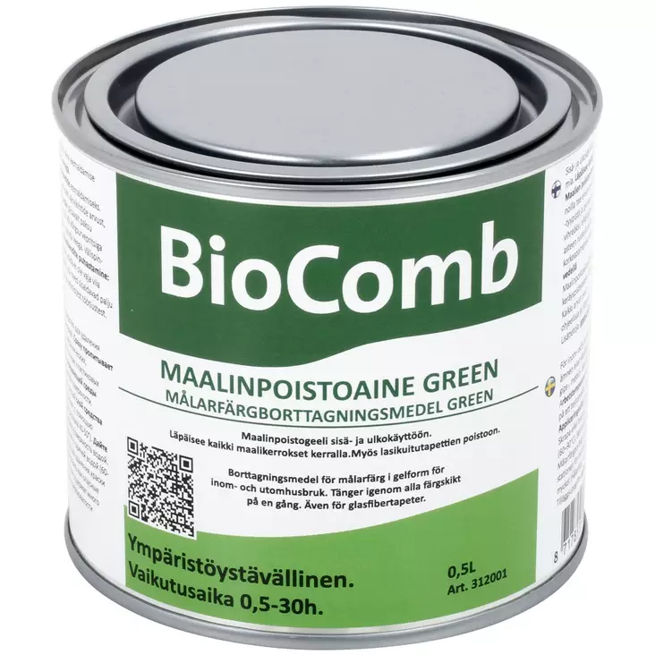 MAALINPOISTOAINE 0,5L GREEN BIOCOMB - Muut kemikaalit ja puhdistusaineet - SO312001 - 1