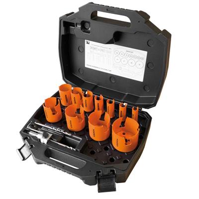 MANDREX TCT-SUPERXCUT REIKÄSAHASARJA 19-87MM 10-OS - Reikäsahanterät coboltti - MHSP1001 - 1