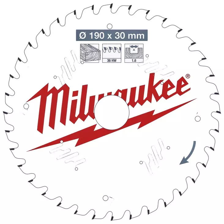 PYÖRÖSAHANTERÄ W190X30X1,6X36 - Sirkkelinterät - MW471301 - 1