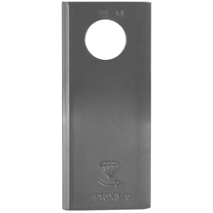 TERÄLAPPU 110X47X3X21 VAS. JUNKKARI NM - Niittokoneen terälaput ja pultit - S1121 - 1