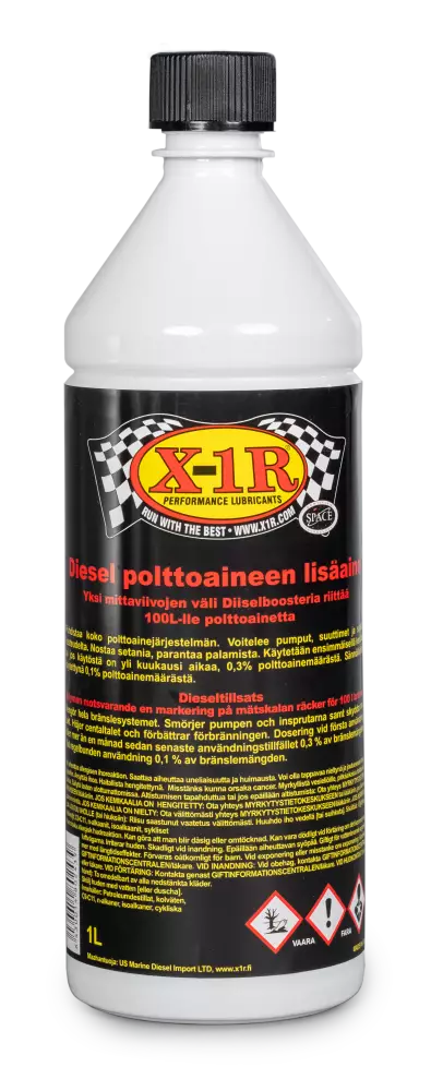 X-1R DIESEL BOOSTER 1L - Öljyn- ja polttoaineen lisäaineet - X301 - 1