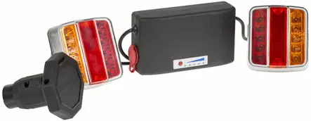 PERÄVAUNUN LED VALOSARJA 13-NAPAINEN LANGATON 12V - Peräkärryn valot ja heijastimet - ST860012 - 1