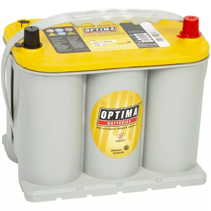 AKKU OPTIMA -+ YTR3.7 660CCA - Optima-akut - B98040222 - 1