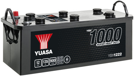 AKKU YUASA 135AH SHD 510X216X210 - Traktorin akut - YBX1222 - 1