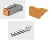 DEUTSCH HYLSYR.PITKÄ SARJA AVO 2-NAP - Deutsch-liittimet - 10930052-2 - 1