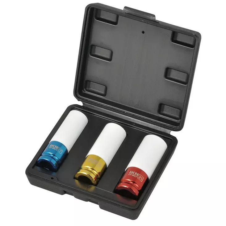 HYLSYSARJA PITKÄ 17,19,21MM ALUVANTEELLE - Hylsysarjat - IKH6322 - 1