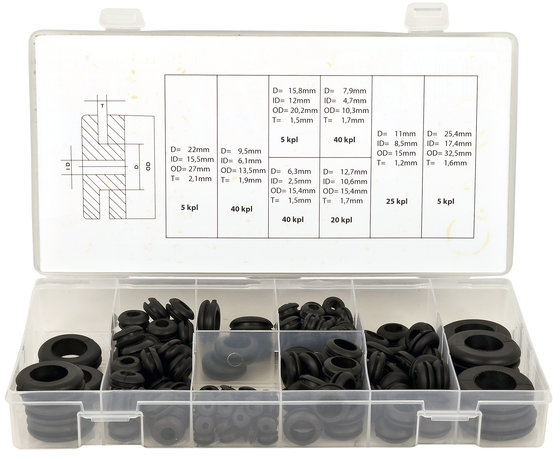 LÄPIVIENTIKUMI LAJITELMA 180-OS - Sähköjohtojen suojaspiraalit- ja putket - XK6162 - 1