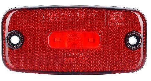 LED SIVUVALO 12-24V PUN. 0,5M 111X52MM - Kuorma-auton äärivalot - 205272 - 1