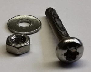 M3X16 A4 10KPL T10 TORXRUUVI SARJA HAPONKESTÄVÄ MUTTERI+RIKKA - Haponkestävät ja RST Torx ruuvisarjat - 2705303016-2 - 1