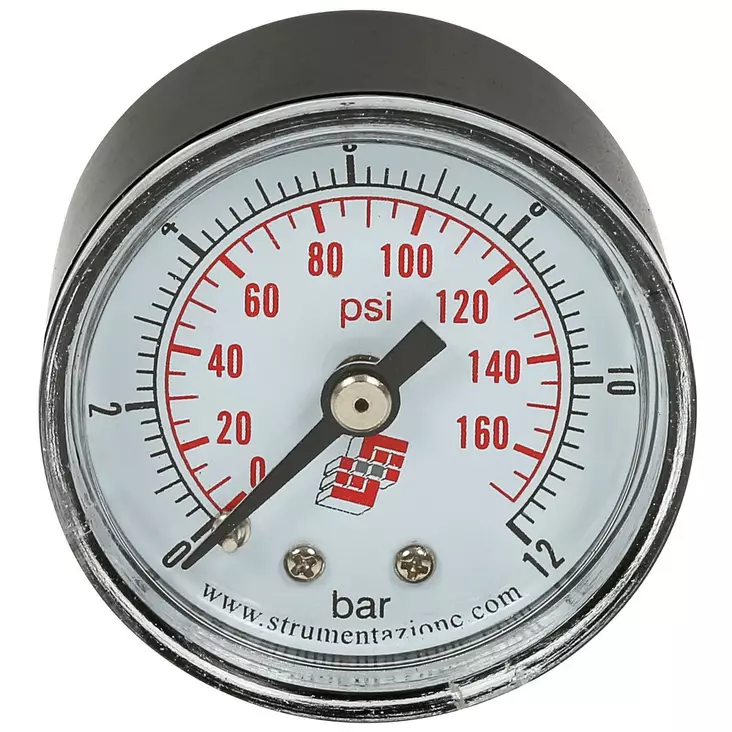 PAINEMITTARI M40 0-12BAR 1/8 TAKAKIINNITYS - Painemittarit - MWM4012 - 1