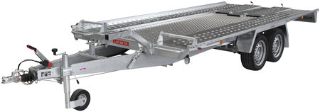 PONGRATZ AUTOTRAILERI 400X202 2600KG 2-AKS JARRULLINEN - Auto- ja tavaratrailerit - PPV22532 - 1