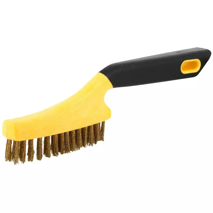 TERÄSHARJA 3-RIVINEN MESSINKI ERGO 0,20MM - Hiomahylsyt- ja harjat - OB022 - 1