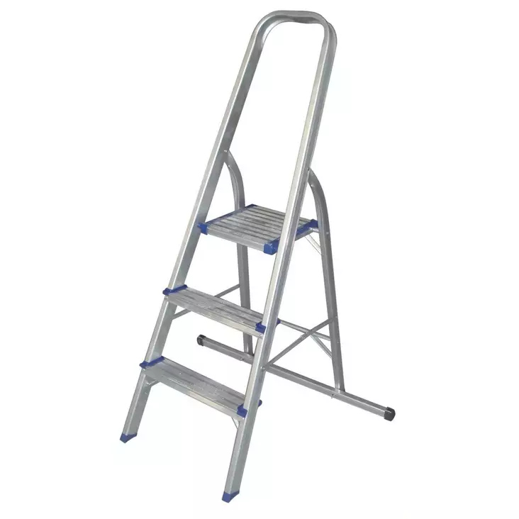 TALOUSTIKAS 3-ASKEL POIKKITUKI 80CM MET.LUKOLLA - Tikkaat - ATB003 - 1