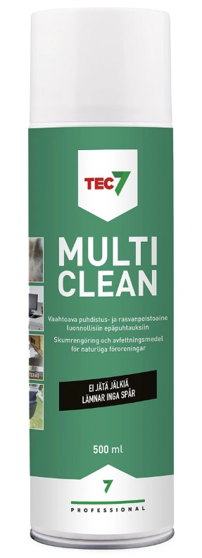 TEC7 MULTICLEAN YLEISPUHDISTUSVAAHTO 500ML SPRAY - Puhdistavat kemikaalit - TEC7483 - 1