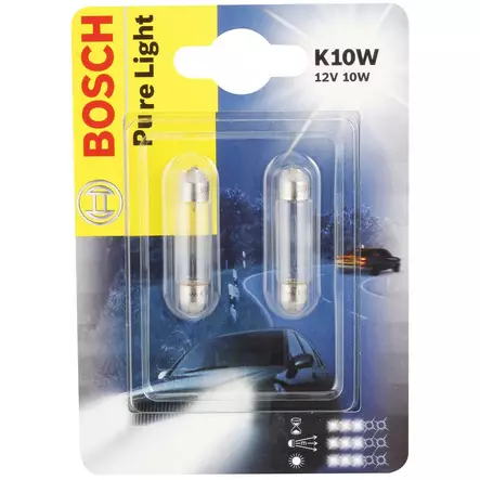 POLTTIMO 10W (SV8,5-8) 2KPL - Halogen-polttimot - PB12014 - 2