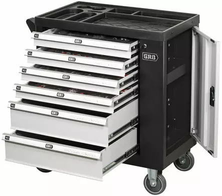 TYÖKALUVAUNU TYÖKALUILLA 124-OS. - Työkaluvaunut ja -pakit työkaluilla - XGR004 - 1