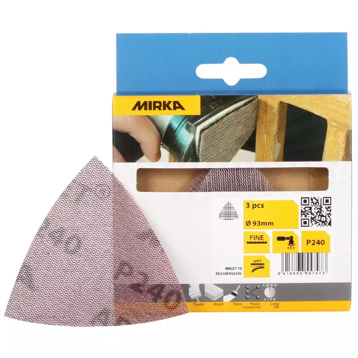 ABRANET KOLMIO 93MM K240 3KPL - Hiomapaperit - MIR1584 - 1