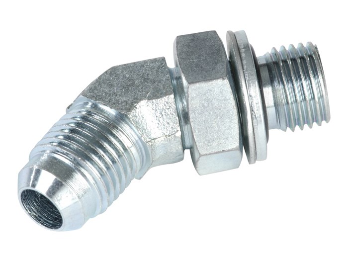 KULMALIITIN 45° SUUNNATTAVA BSP-JIC - Kulmanipat - S615-02-04 - 1