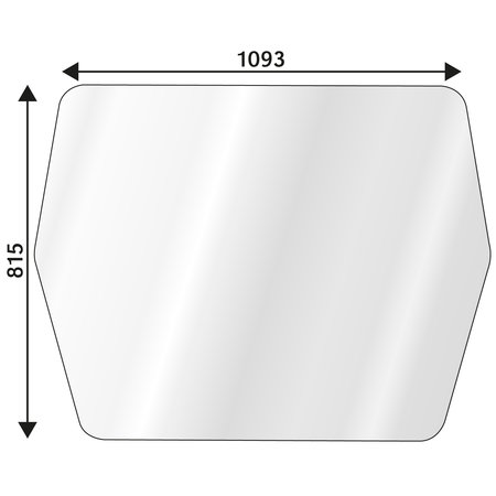 TAKALASI 502 602 VALMET - Työkone lasit - T5234 - 1
